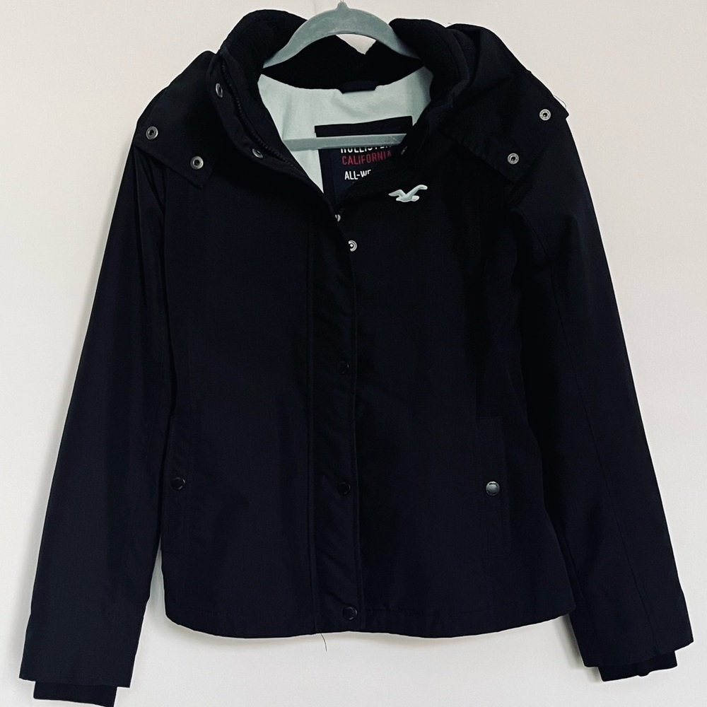 Hollister all-weather black jacket